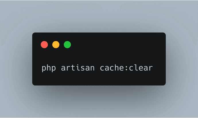 laravel cache clear